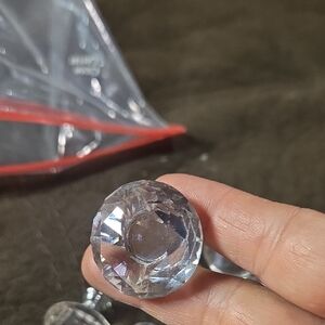 Crystal Clear Decorative Knob